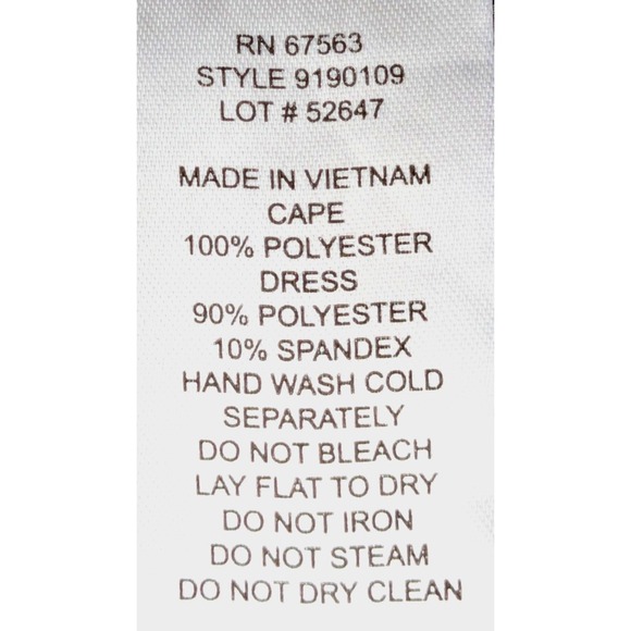 WHIMSY GOTH Black Velour Sheath Dress‎ SIZE 6 Grunge Fairy Sheer Capelet - Picture 14 of 14